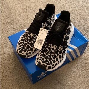 Adidas Swift Run Leopard Sneakers - NWT